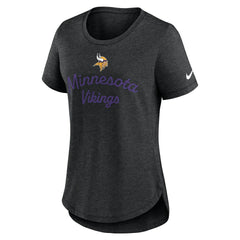 Minnesota Vikings Women's Script Tri-Blend T-Shirt | NFL Near me
