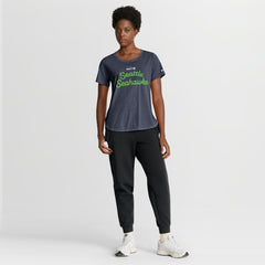 Seattle Seahawks Women's Script Tri-Blend T-Shirt | NFL US
