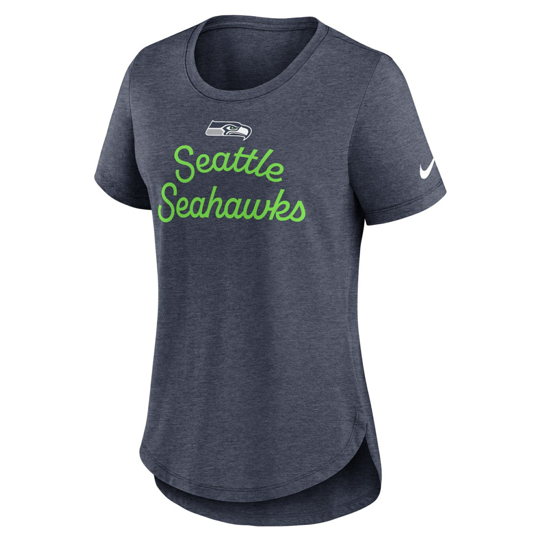 Seattle Seahawks Women's Script Tri-Blend T-Shirt | NFL US