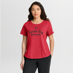 Tampa Bay Buccaneers Women's Script Tri-Blend T-Shirt | NFL Discount