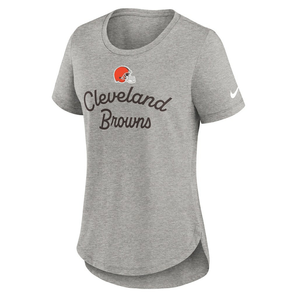 Cleveland Browns Women's Script Tri-Blend T-Shirt | NFL US