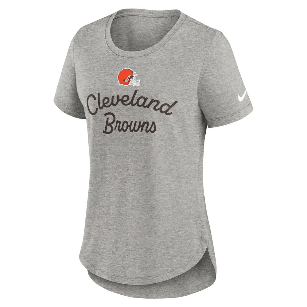 Cleveland Browns Women's Script Tri-Blend T-Shirt | NFL US