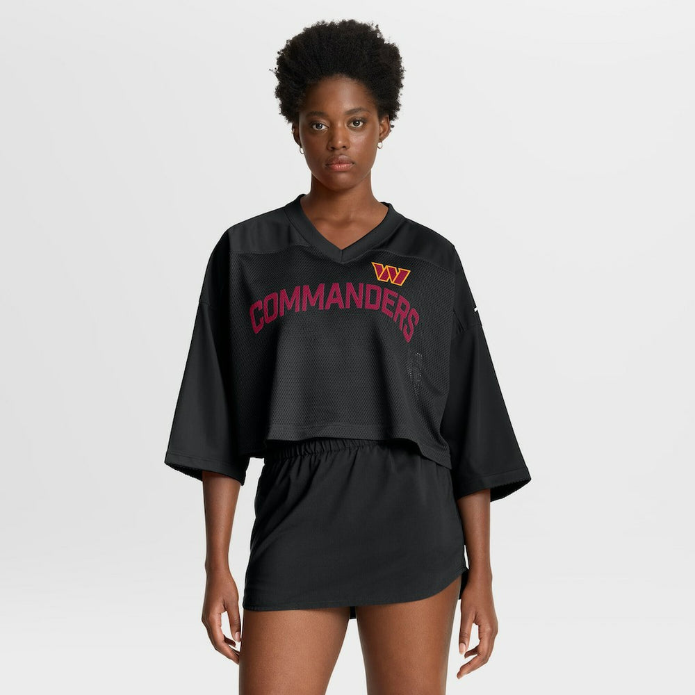 Washington Commanders Women's Primetime Cropped Mesh Dri-FIT Fashion Jersey | NFL Hot
