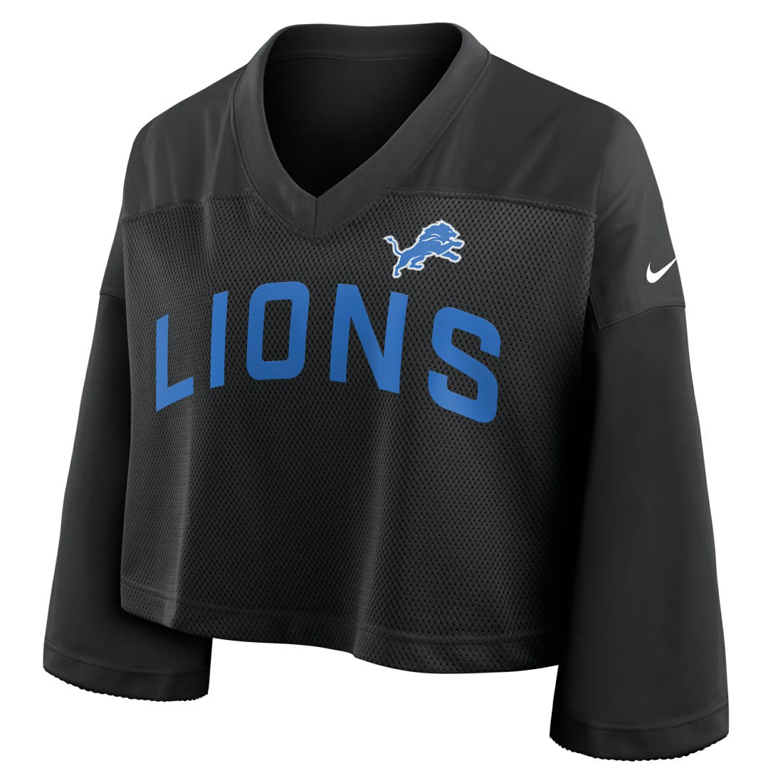 Detroit Lions Women's Primetime Cropped Mesh Dri-FIT Fashion Jersey | NFL Online