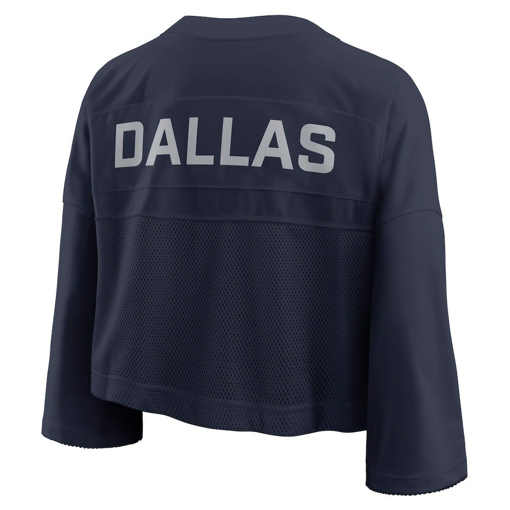 Dallas Cowboys Women's Primetime Cropped Mesh Dri-FIT Fashion Jersey | NFL Hot