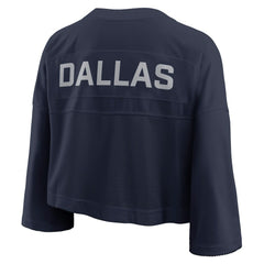 Dallas Cowboys Women's Primetime Cropped Mesh Dri-FIT Fashion Jersey | NFL Hot