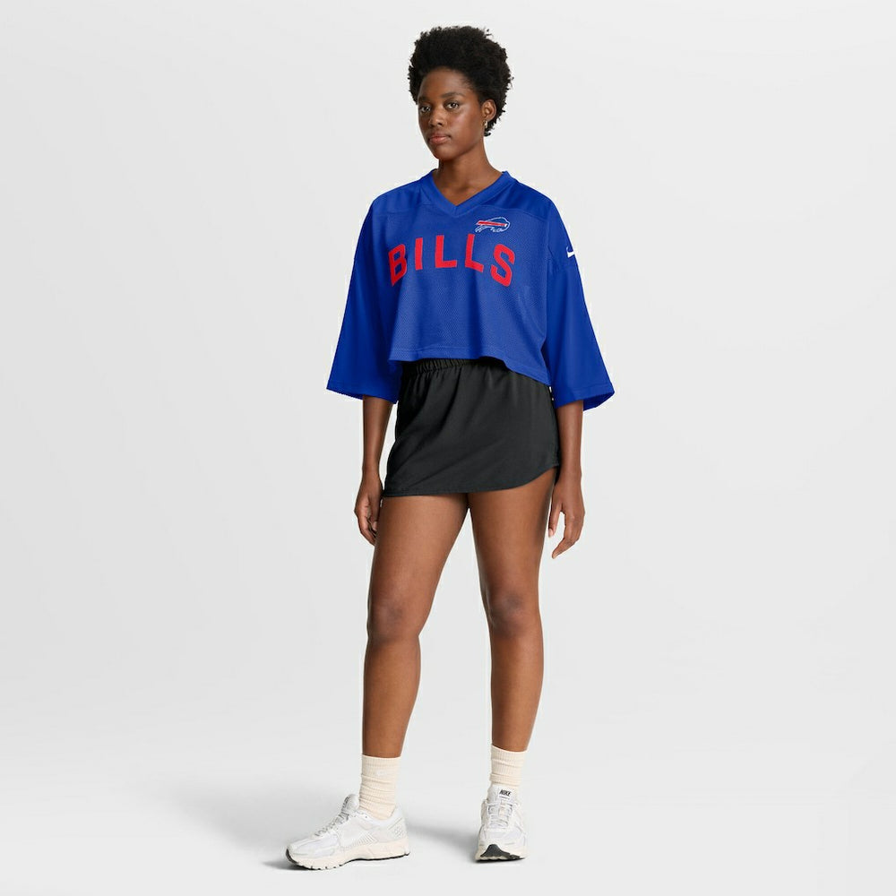 Buffalo Bills Women's Primetime Cropped Mesh Dri-FIT Fashion Jersey | NFL Near me