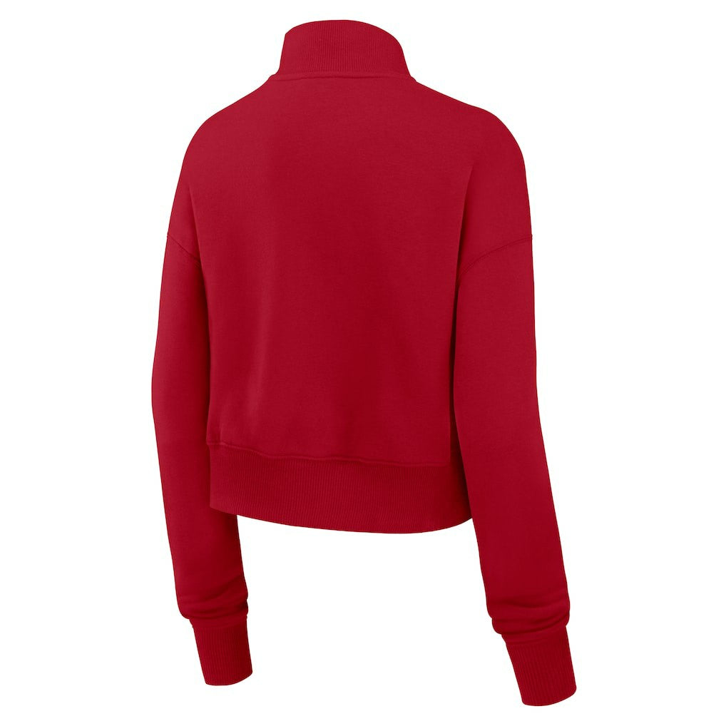 San Francisco 49ers Women's Primetime Phoenix Half-Zip Sweatshirt | NFL Outlet