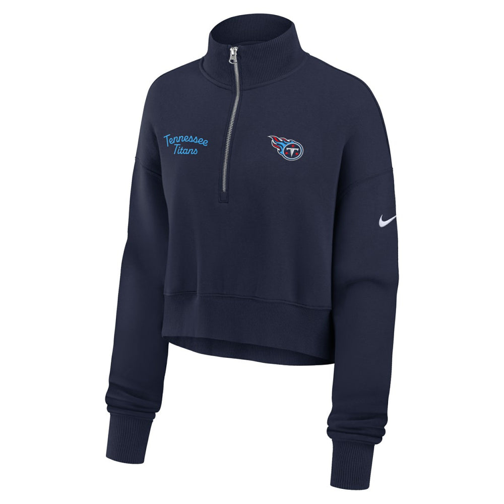 Tennessee Titans Women's Primetime Phoenix Half-Zip Sweatshirt | NFL US