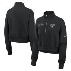 Las Vegas Raiders Women's Primetime Phoenix Half-Zip Sweatshirt | NFL On sale