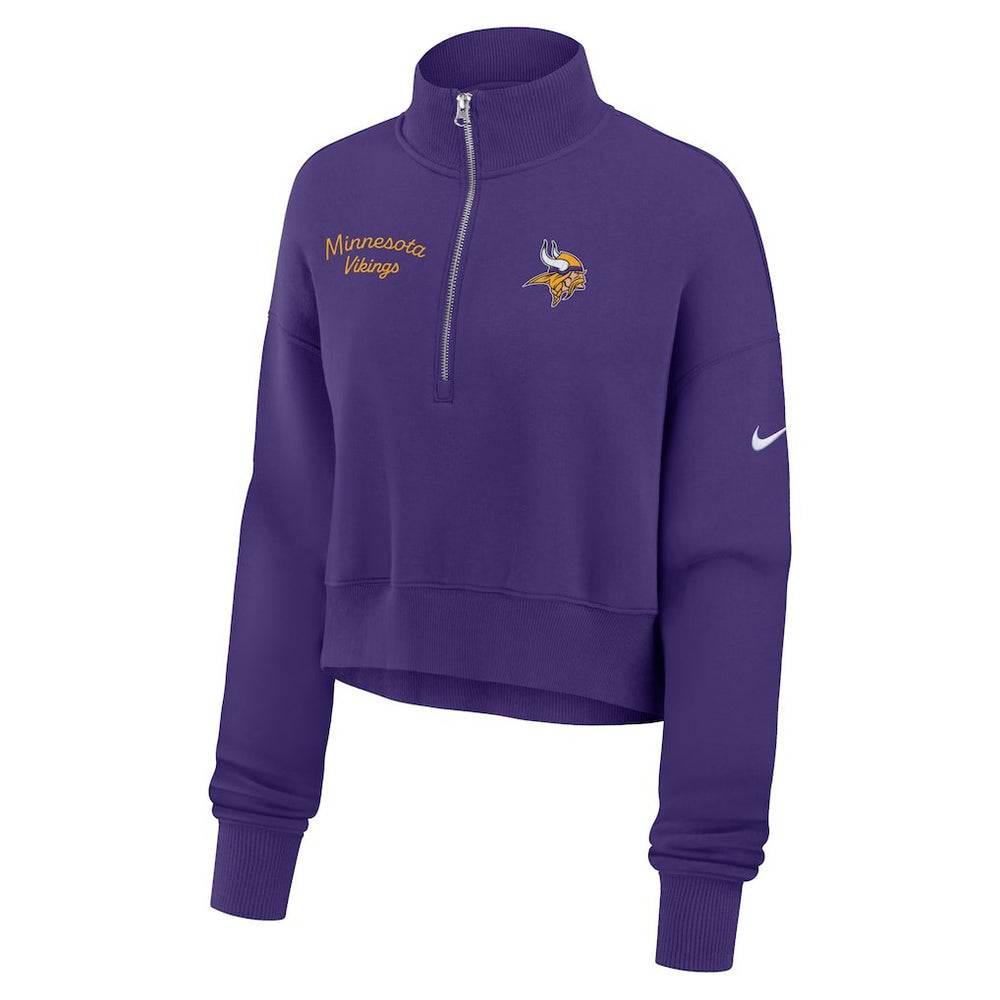 Minnesota Vikings Women's Primetime Phoenix Half-Zip Sweatshirt | NFL Hot