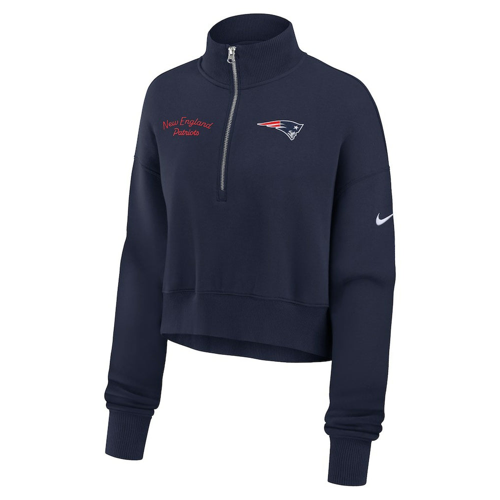 New England Patriots Women's Primetime Phoenix Half-Zip Sweatshirt | NFL New