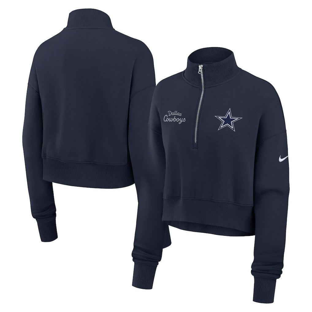 Dallas Cowboys Women's Primetime Phoenix Half-Zip Sweatshirt | NFL New