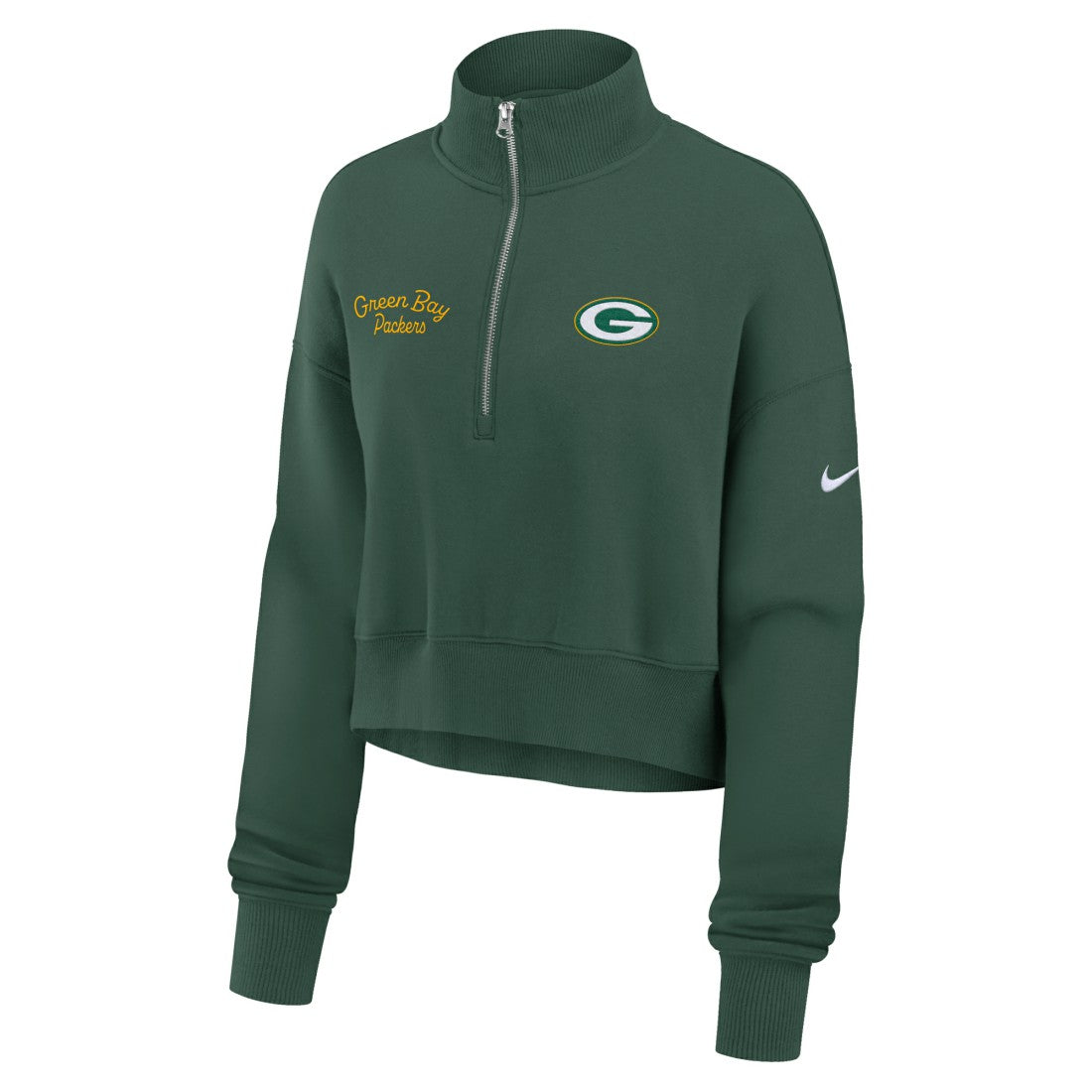 Green Bay Packers Women's Primetime Phoenix Half-Zip Sweatshirt | NFL New