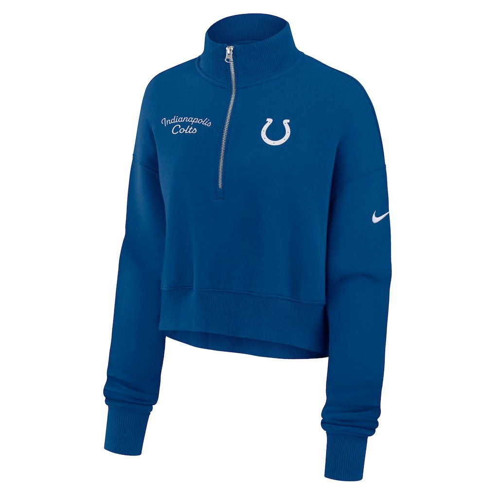 Indianapolis Colts Women's Primetime Phoenix Half-Zip Sweatshirt | NFL Online