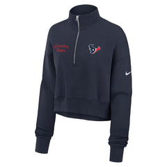 Houston Texans Women's Primetime Phoenix Half-Zip Sweatshirt | NFL Discount