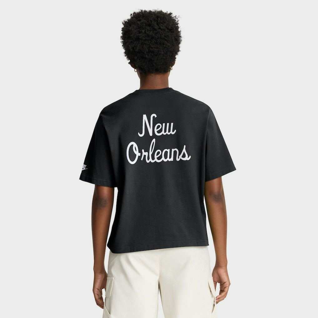 New Orleans Saints Women's Rewind Pocket Boxy T-Shirt | NFL US