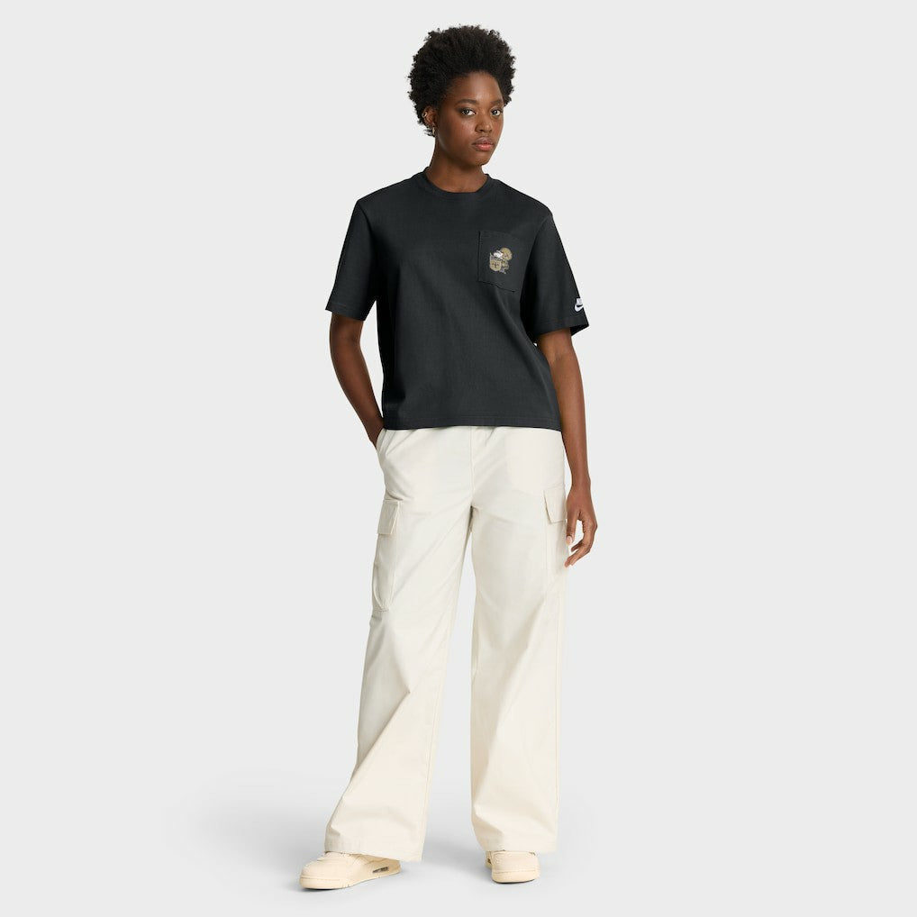 New Orleans Saints Women's Rewind Pocket Boxy T-Shirt | NFL US