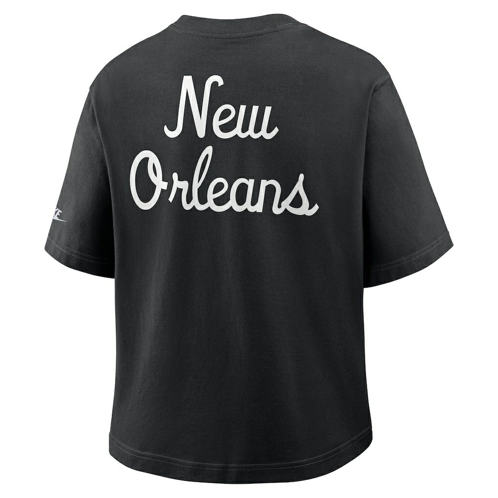 New Orleans Saints Women's Rewind Pocket Boxy T-Shirt | NFL US