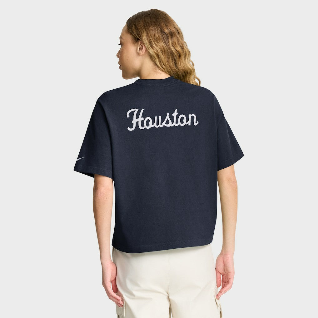 Houston Texans Women's Rewind Pocket Boxy T-Shirt | NFL US