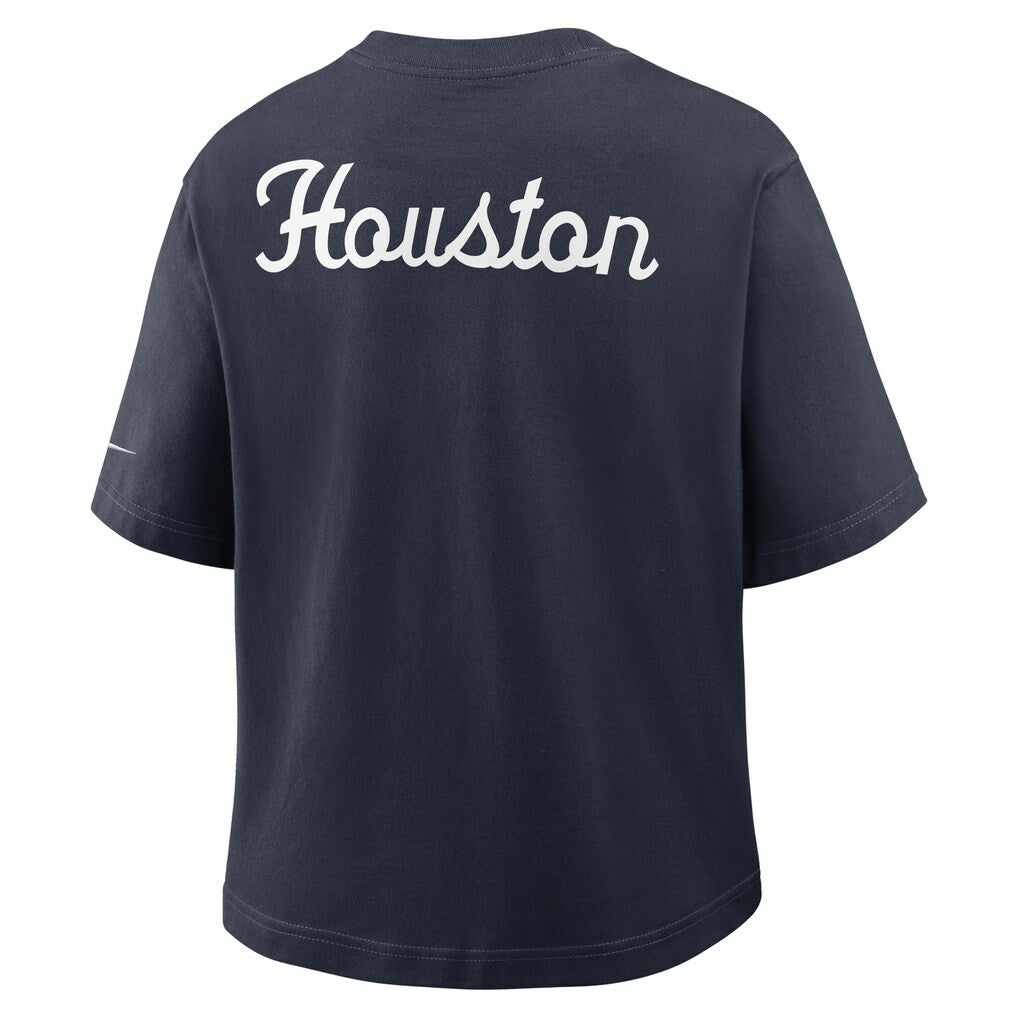 Houston Texans Women's Rewind Pocket Boxy T-Shirt | NFL US