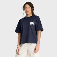 New York Giants Women's Rewind Pocket Boxy T-Shirt | NFL Online