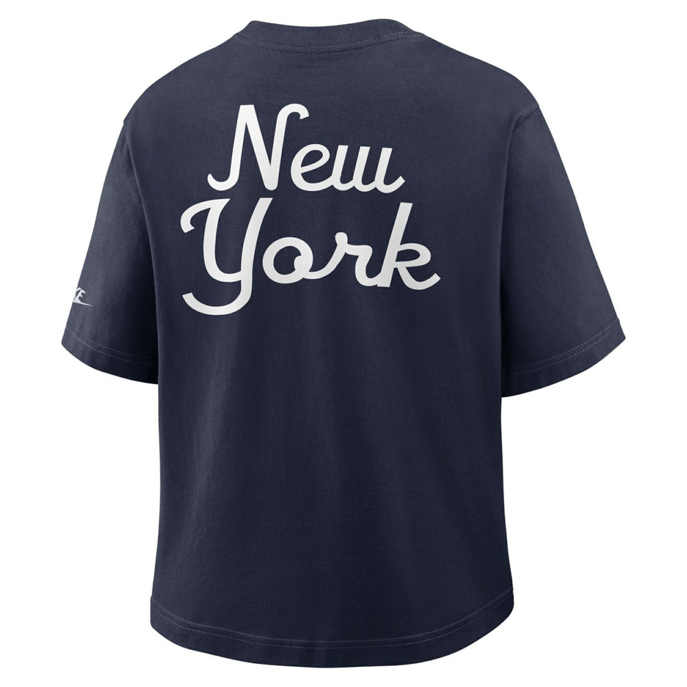 New York Giants Women's Rewind Pocket Boxy T-Shirt | NFL Online
