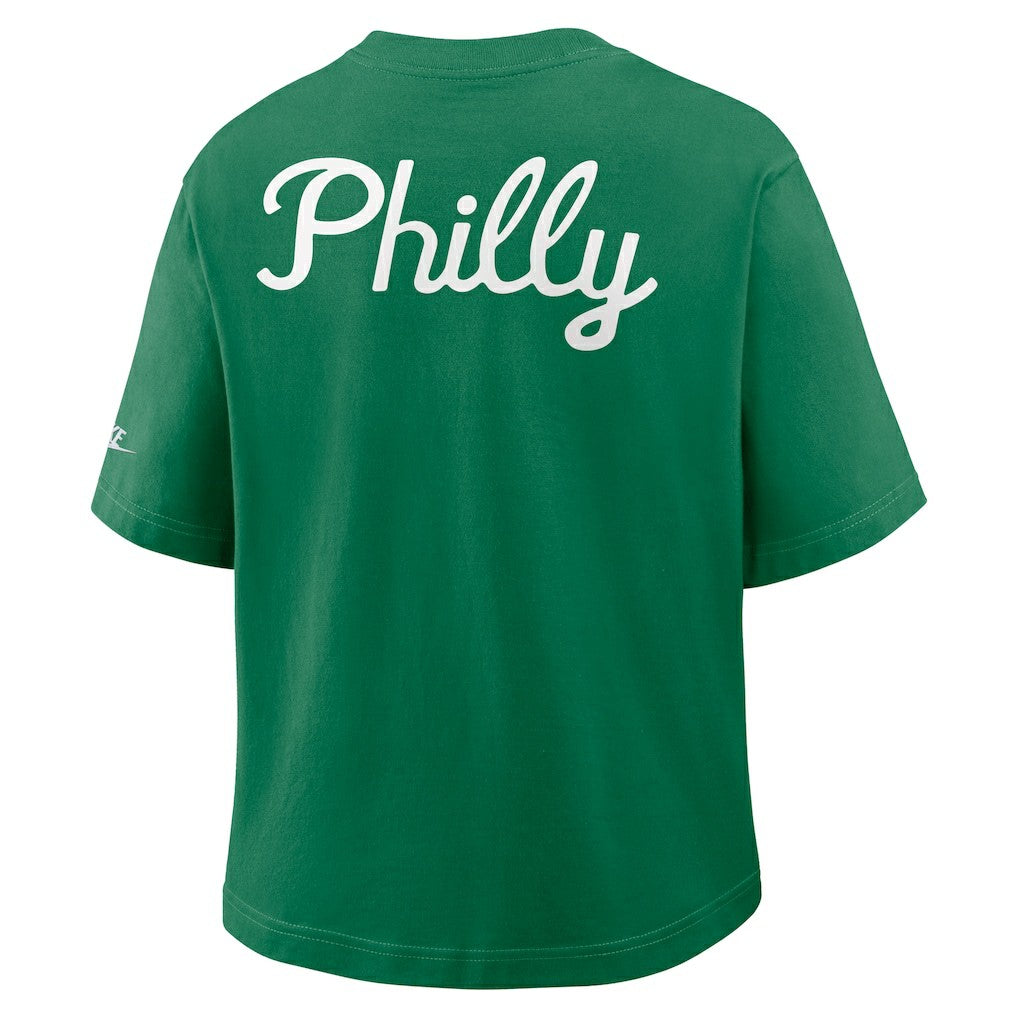 Philadelphia Eagles Women's Rewind Pocket Boxy T-Shirt | NFL Sale