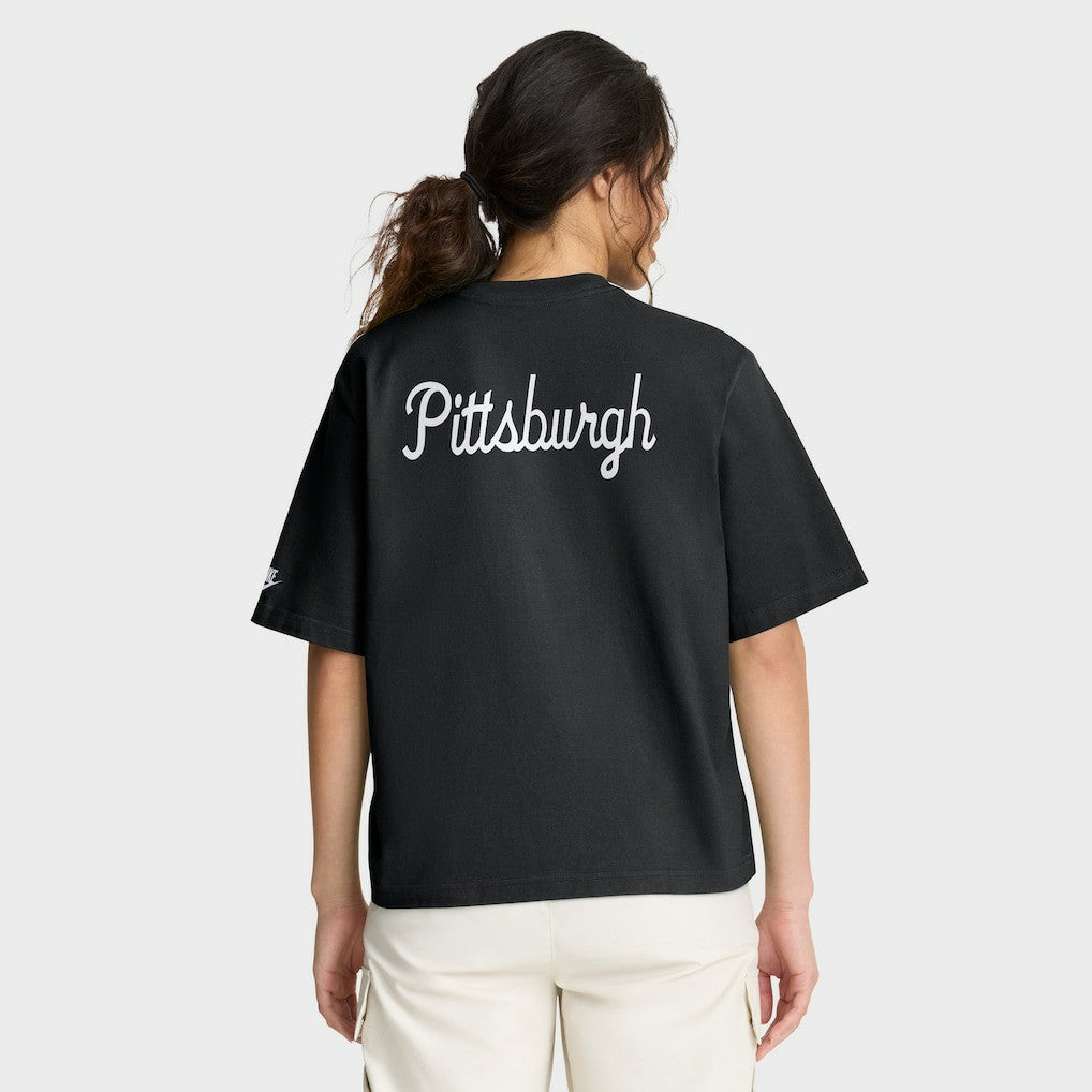 Pittsburgh Steelers Women's Rewind Pocket Boxy T-Shirt | NFL Hot
