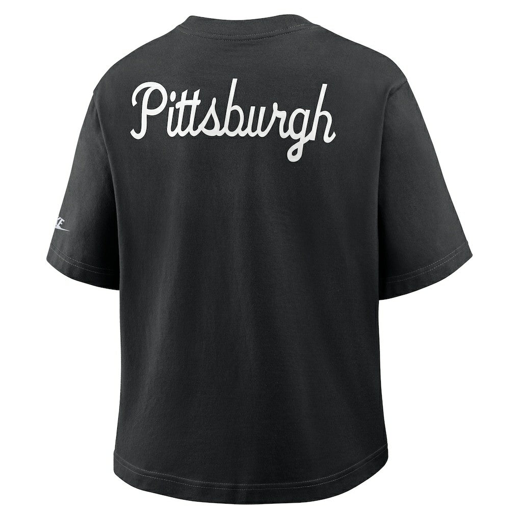 Pittsburgh Steelers Women's Rewind Pocket Boxy T-Shirt | NFL Hot