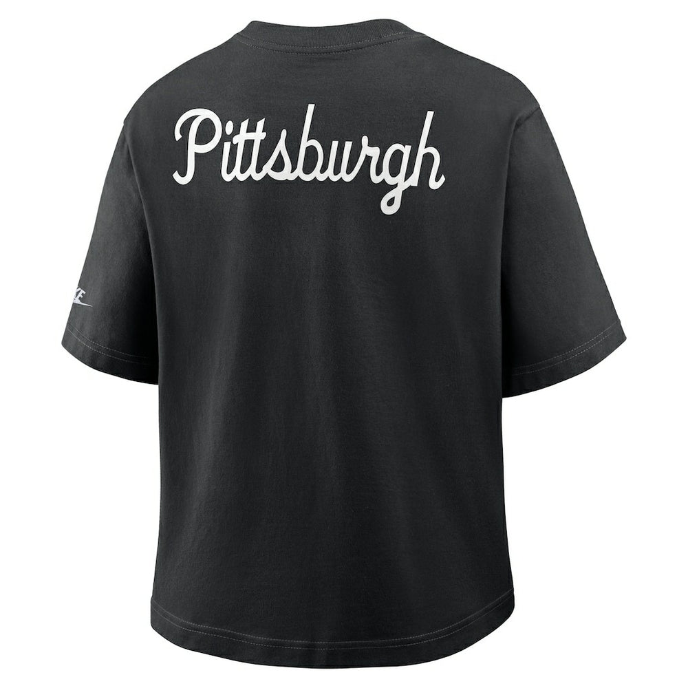 Pittsburgh Steelers Women's Rewind Pocket Boxy T-Shirt | NFL Hot