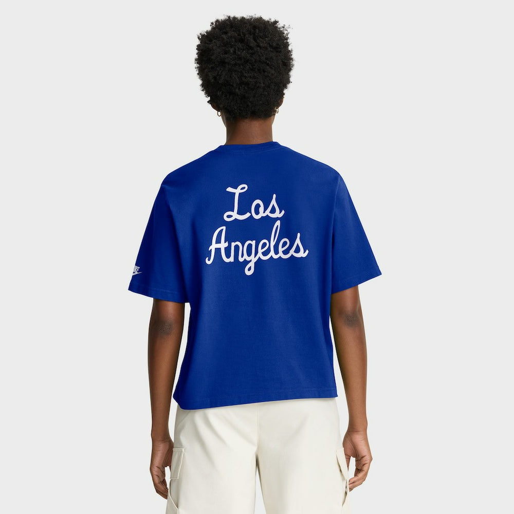 Los Angeles Rams Women's Rewind Pocket Boxy T-Shirt | NFL Online
