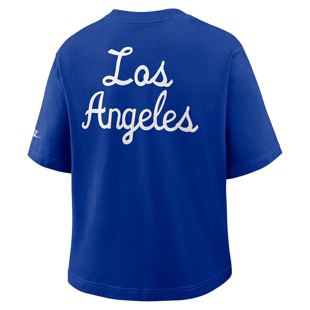 Los Angeles Rams Women's Rewind Pocket Boxy T-Shirt | NFL Online