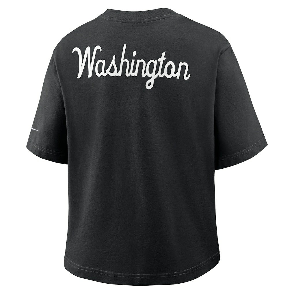Washington Commanders Women's Rewind Pocket Boxy T-Shirt | NFL Outlet