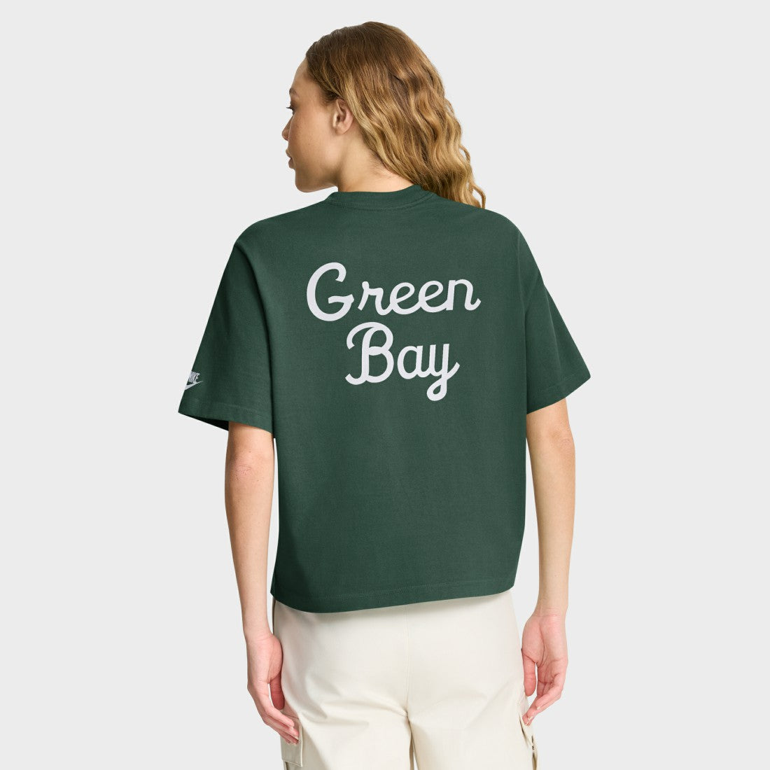 Green Bay Packers Women's Rewind Pocket Boxy T-Shirt | NFL Sale