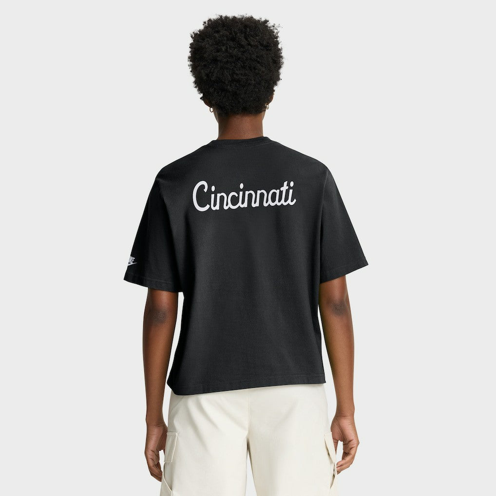 Cincinnati Bengals Women's Rewind Pocket Boxy T-Shirt | NFL Outlet