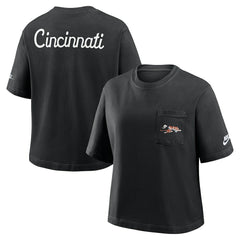 Cincinnati Bengals Women's Rewind Pocket Boxy T-Shirt | NFL Outlet