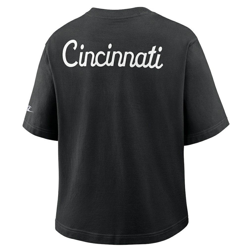 Cincinnati Bengals Women's Rewind Pocket Boxy T-Shirt | NFL Outlet