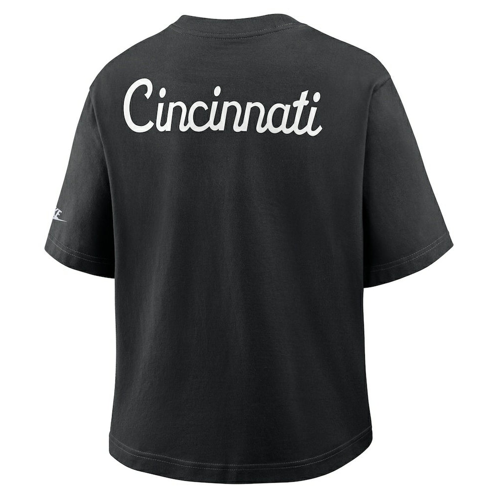 Cincinnati Bengals Women's Rewind Pocket Boxy T-Shirt | NFL Outlet