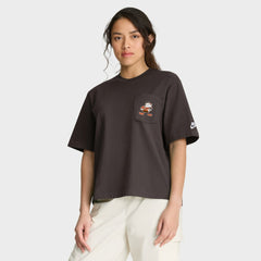 Cleveland Browns Women's Rewind Pocket Boxy T-Shirt | NFL US