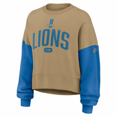 Detroit Lions Women's Oversized Rewind Pullover Sweatshirt | NFL Online