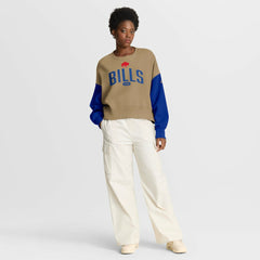 Buffalo Bills Women's Oversized Rewind Pullover Sweatshirt | NFL Online