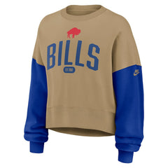 Buffalo Bills Women's Oversized Rewind Pullover Sweatshirt | NFL Online