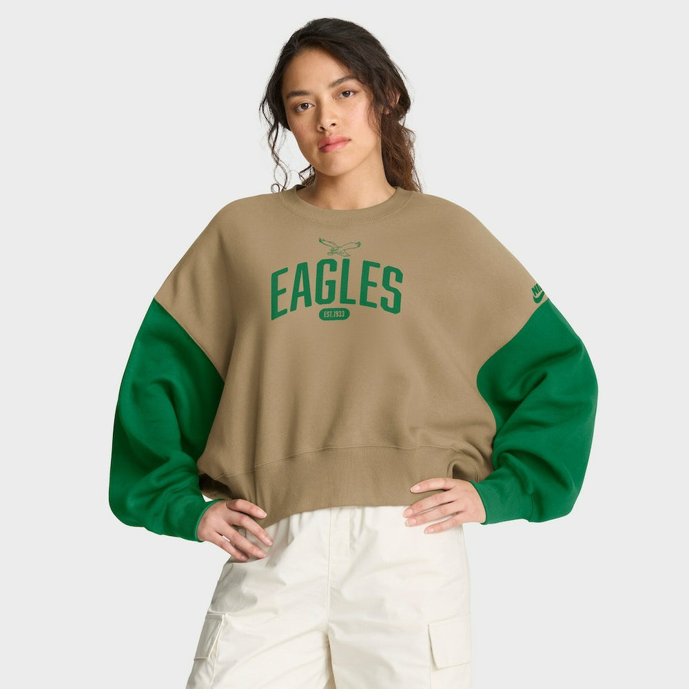 Philadelphia Eagles Women's Oversized Rewind Pullover Sweatshirt | NFL Near me