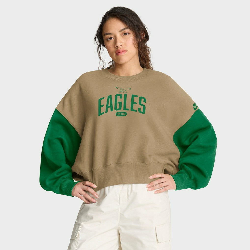 Philadelphia Eagles Women's Oversized Rewind Pullover Sweatshirt | NFL Near me