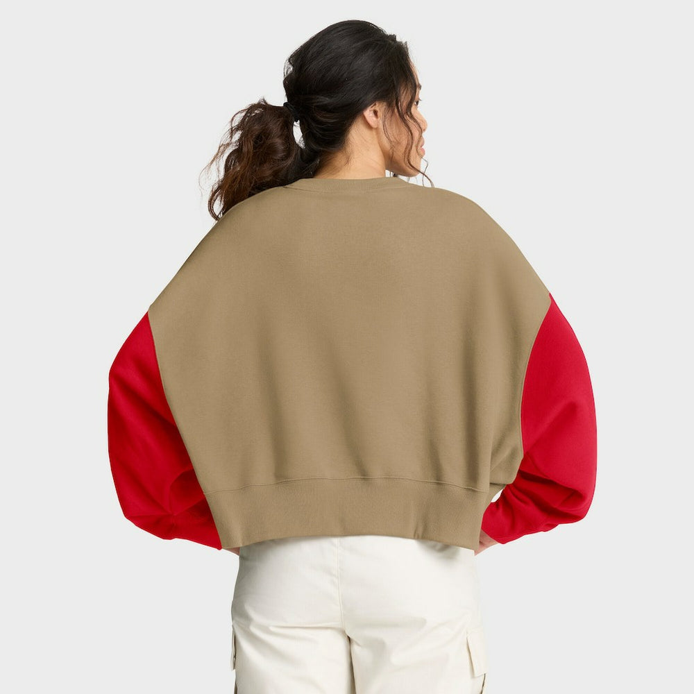 Kansas City Chiefs Women's Oversized Rewind Pullover Sweatshirt | NFL Near me