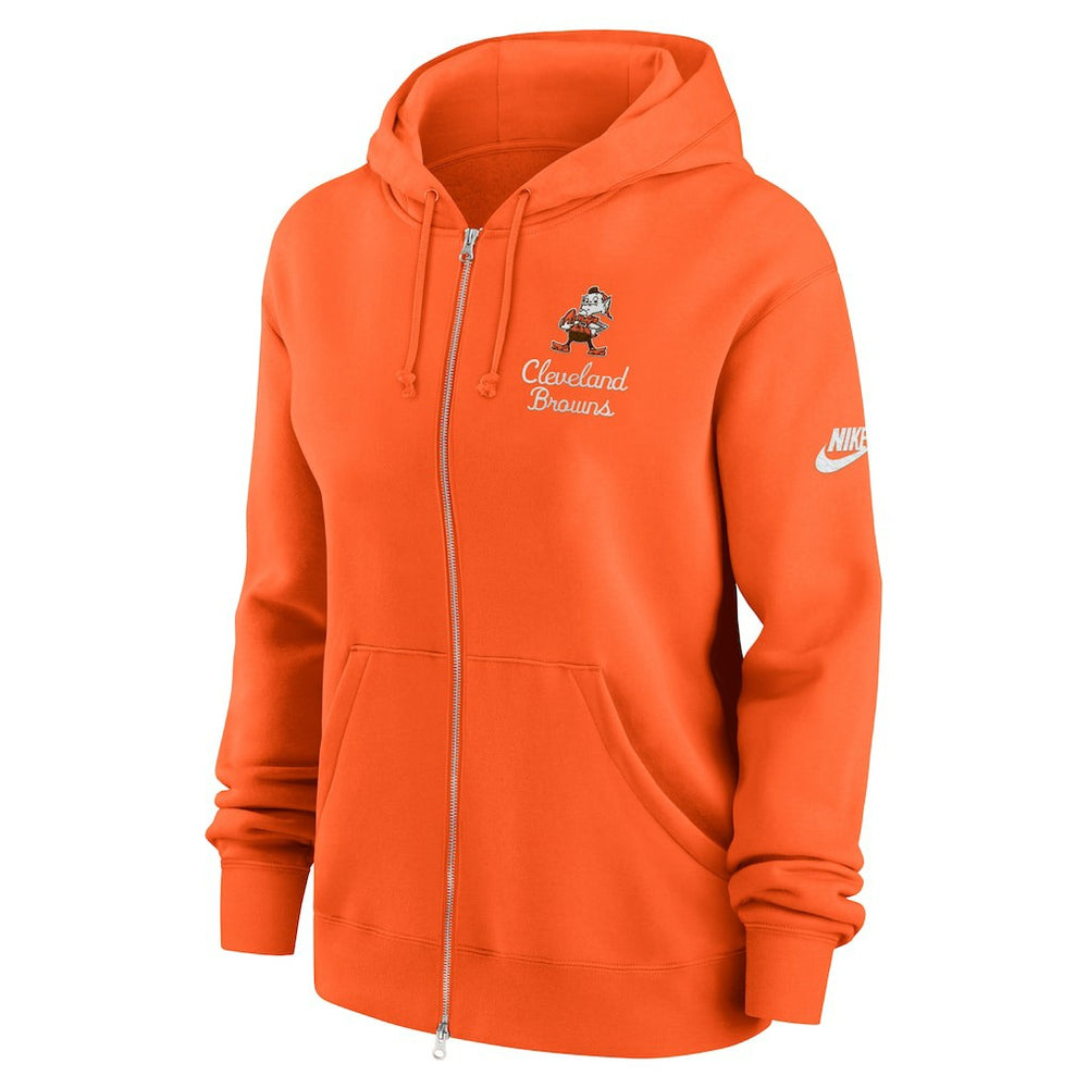 Cleveland Browns Women's Phoenix Rewind Full-Zip Hoodie | NFL Discount