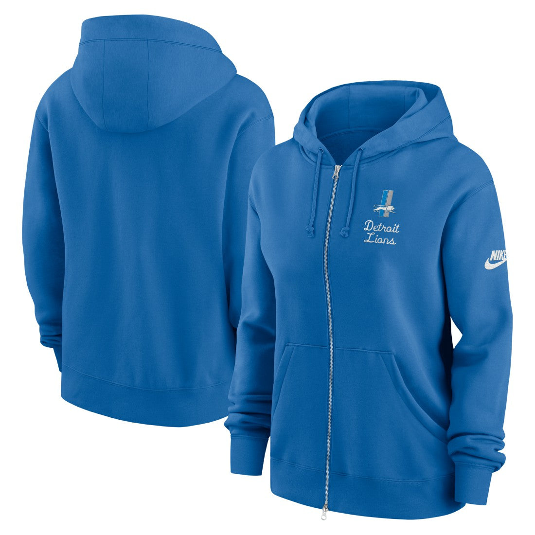 Detroit Lions Women's Phoenix Rewind Full-Zip Hoodie | NFL US