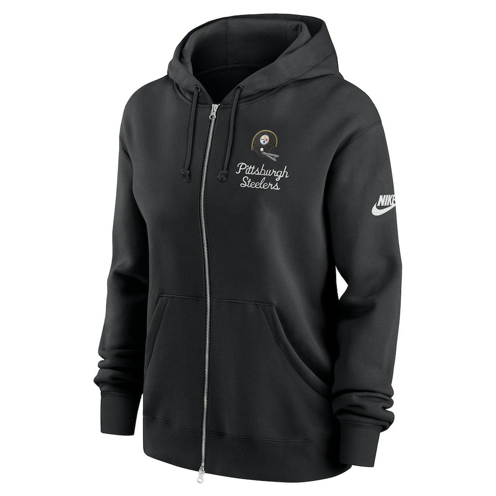 Pittsburgh Steelers Women's Phoenix Rewind Full-Zip Hoodie | NFL New