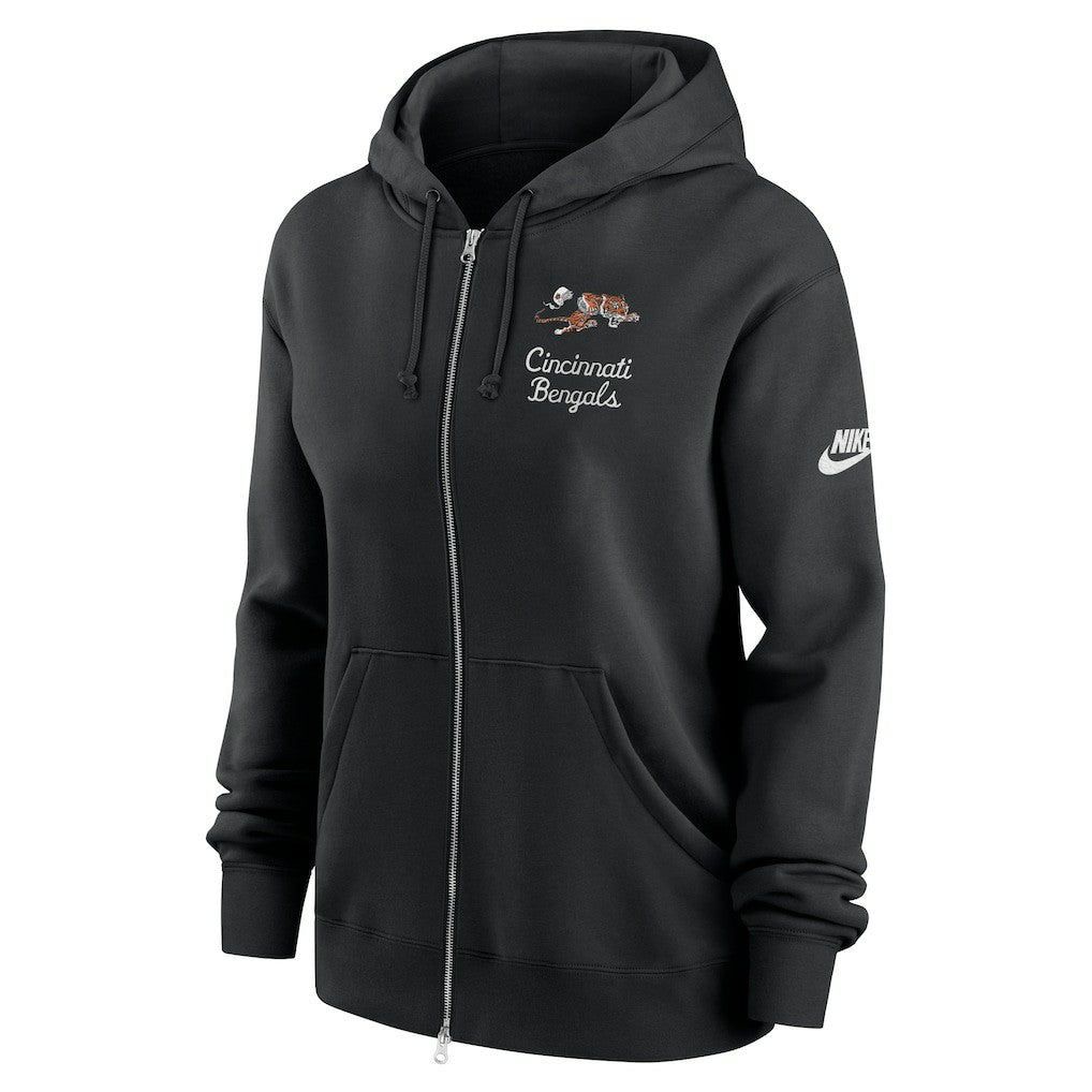 Cincinnati Bengals Women's Phoenix Rewind Full-Zip Hoodie | NFL Discount